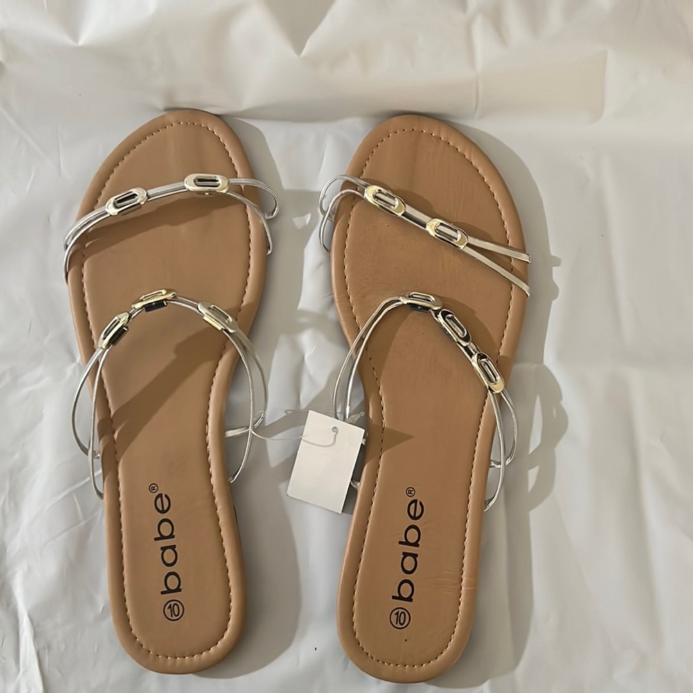 Peach Couture Slide Sandals